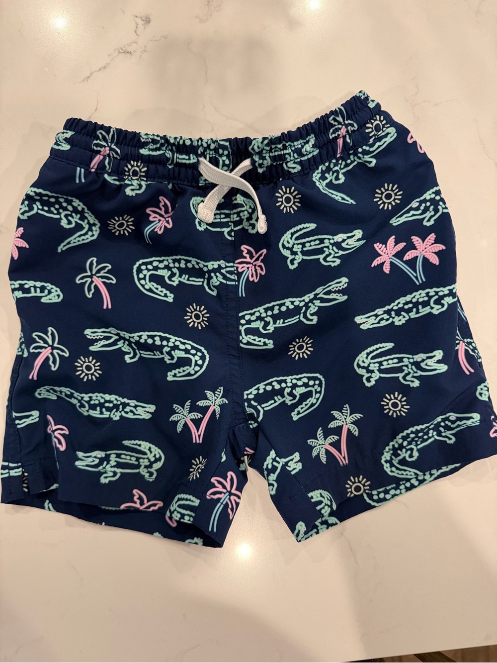 Chubbies Kids Swim Shorts Alligator Print - 4T